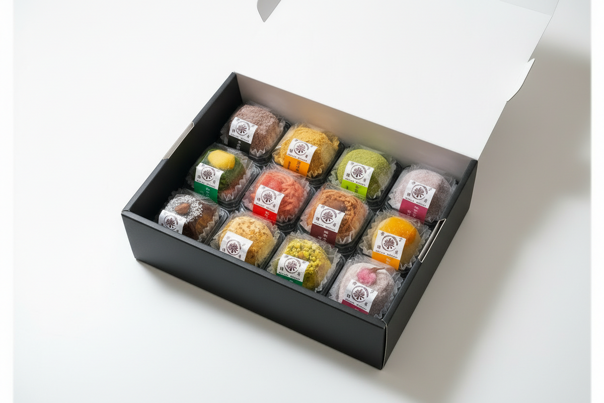 冷凍】玄樂おはぎ・大福12種アソートセット（紙箱） – 芦屋樂膳公式