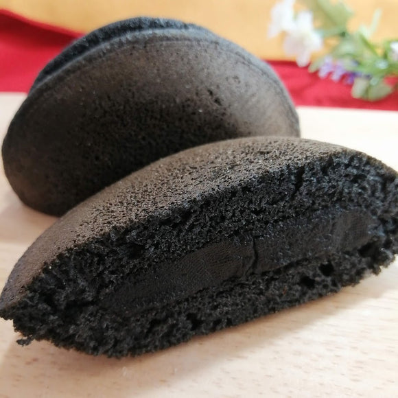 【送料無料】【新発売】芦屋樂膳の真っ黒どら焼き8個入り（常温）